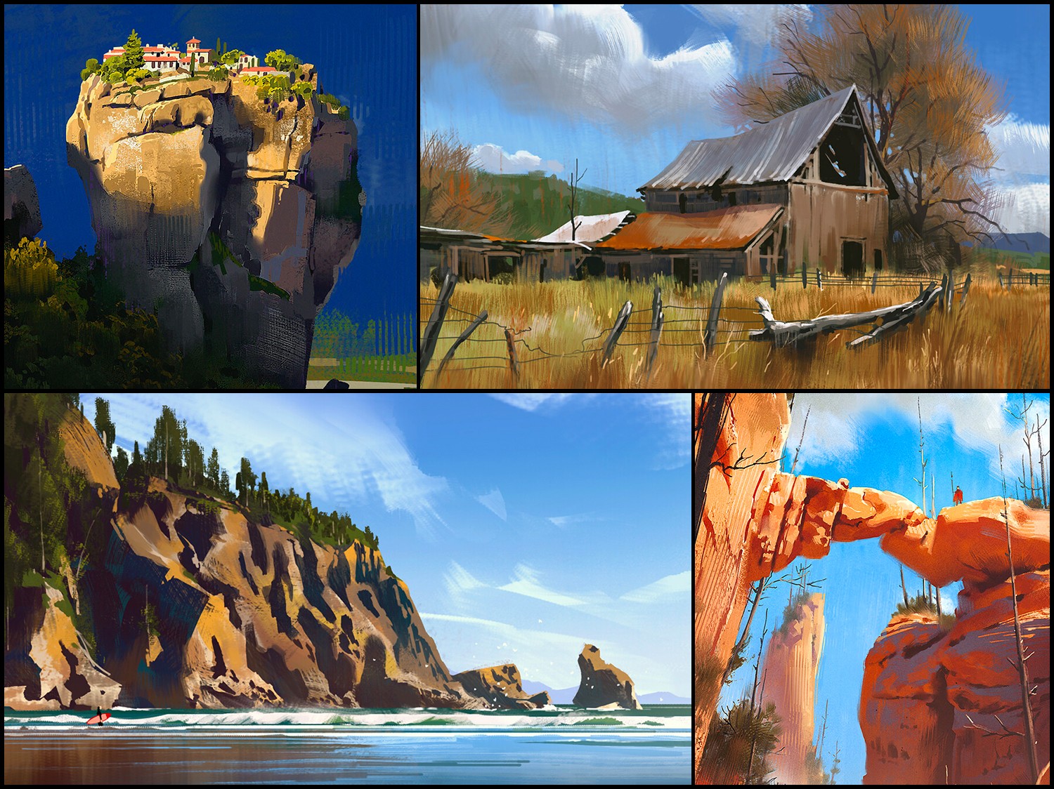 Genius_Academy_Digital_Painting_Environment_Lorenzo_Lanfranconi_200 landscape corso in digital painting - genius academy